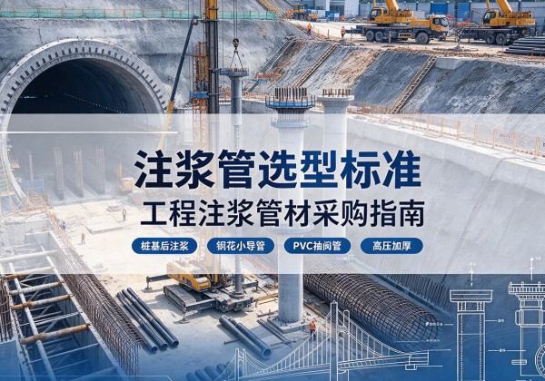 沿河注浆管选型标准