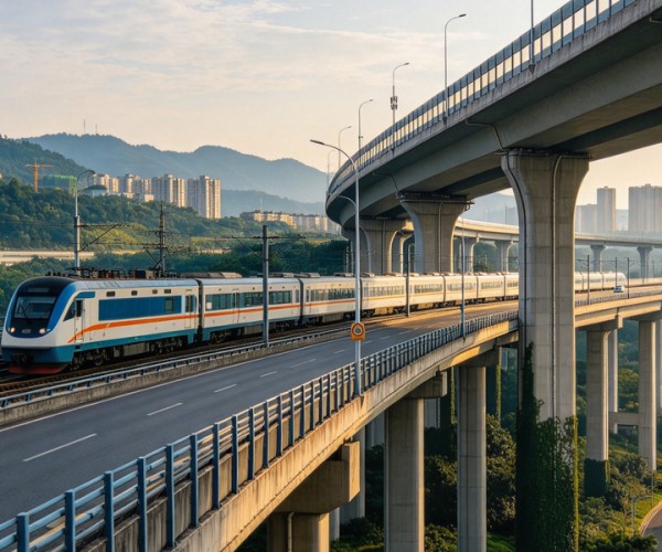 沿河桥梁工程